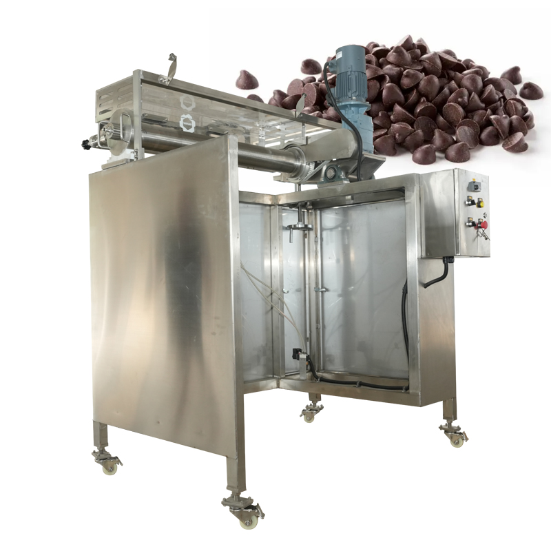 Enfriamiento rápido elección flexible chips de chocolate depositor rotativo