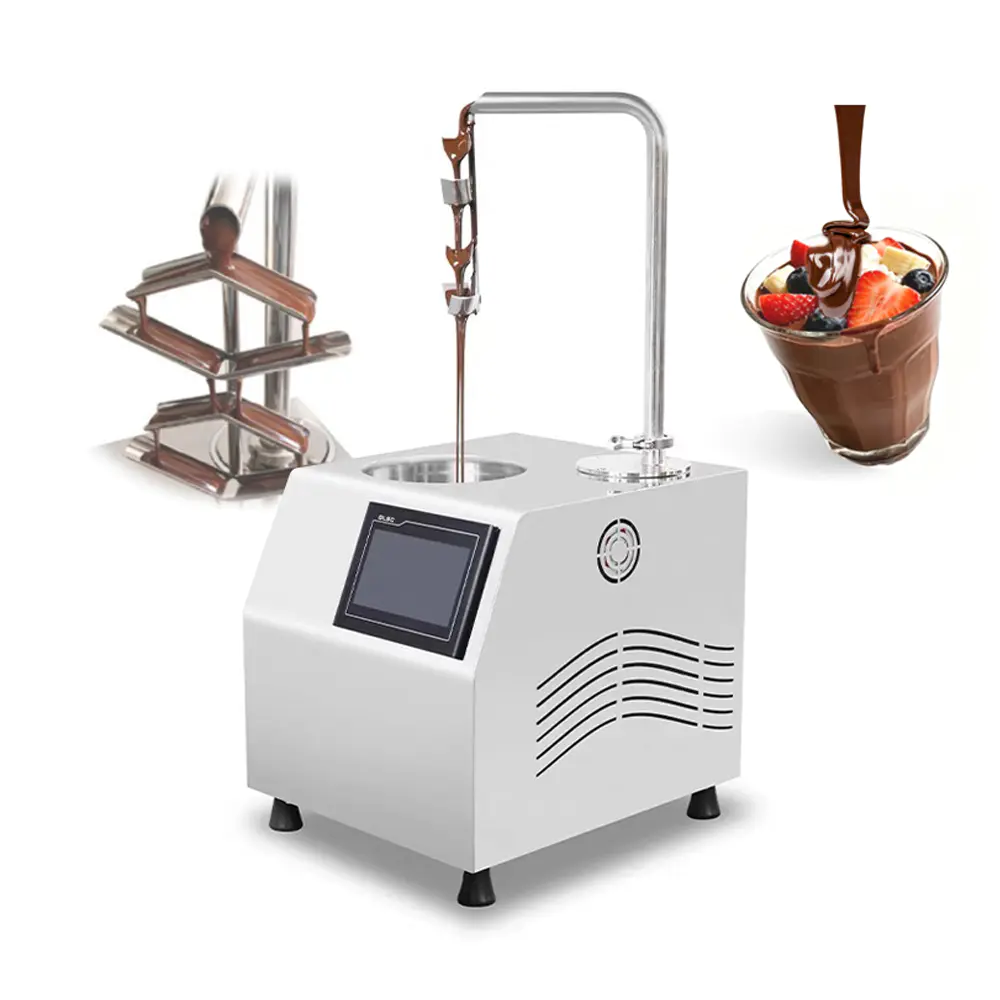 Máquina templadora de chocolate, dispensador de chocolate, modelo de escritorio pequeño, 5L